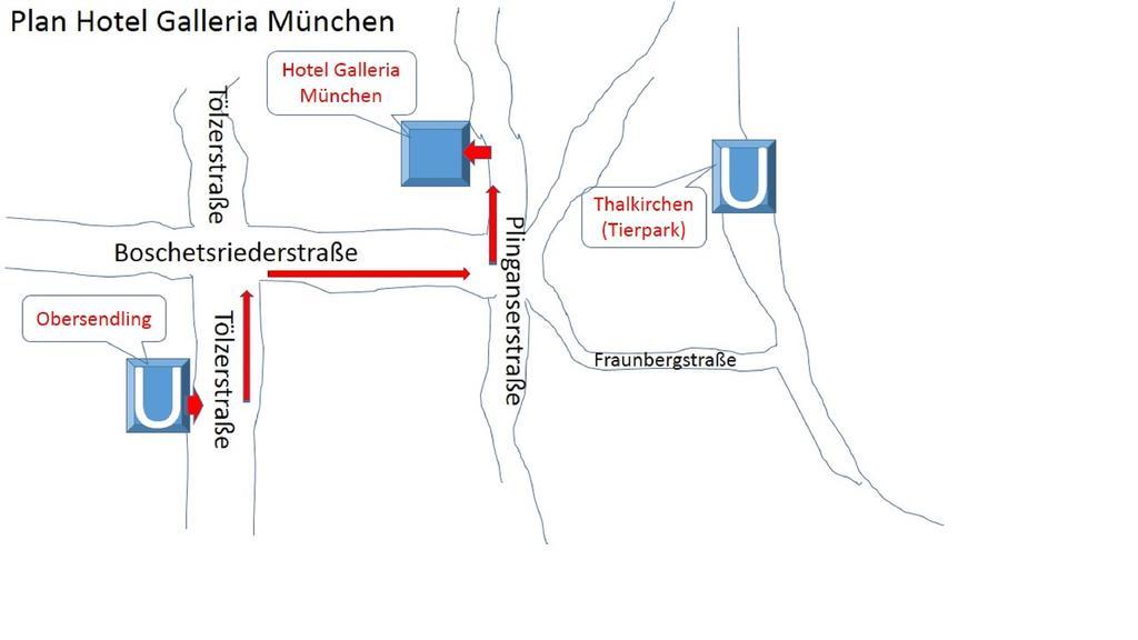 Hotel Galleria Munich Exterior photo